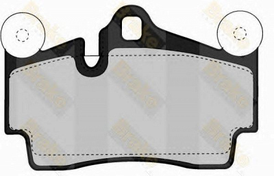 BRAKE ENGINEERING pa1549 -  Комплект тормозных колодок, дисковый тормоз